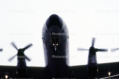 Lockheed P-3 Orion airborne, flight, flying, 22 February 1983