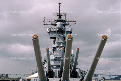 Guns, USS Missouri, USN, United States Navy, 21 March 1993