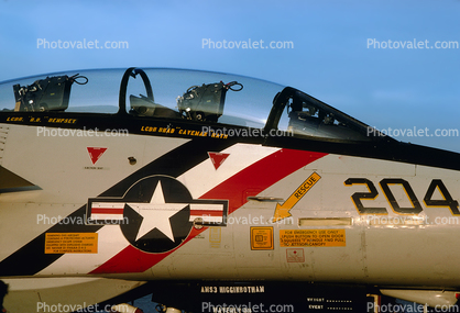 Grumman F-14 Tomcat, 204 on the USS Kitty Hawk (CV-63)