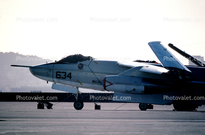 634, Alameda Naval Air Station, Douglas A-3D Skywarrior, NAS, USN, 4 March 1984