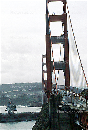 Golden Gate Bridge, USS Enterprise (CVN-65), March 1984, 1980s