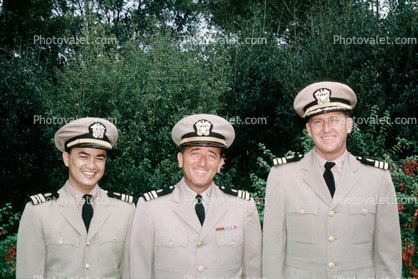Enlisted Navy Men, Uniform, Hats, smiles, formal, suits, USN, United States Navy
