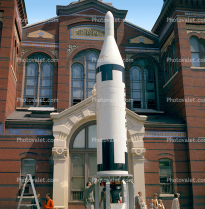 Polaris Missile on Public Display, Smithsonian, 1963
