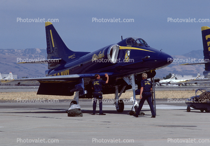 A-4 Skyhawk, Blue Angels, Number-1
