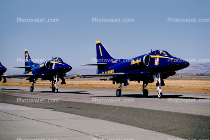 A-4 Skyhawk, Blue Angels, Number-1, Number-2