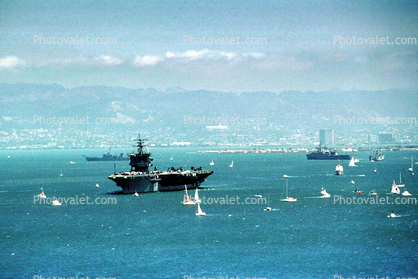 USS Enterprise, CVN-65, October 1985, 1980s