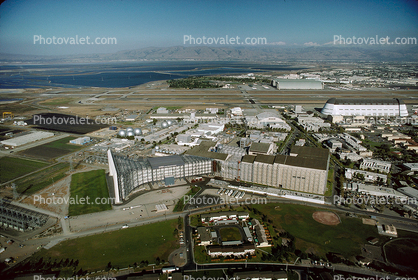 Wind Tunnel Complex, NASA Ames Research Center, Moffett Field, Airship Hangars