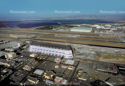 Airship Hangars, Moffett Field, Sunnyvale, Silicon Valley
