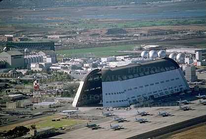 Airship Hangar, Moffett Field, Sunnyvale