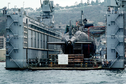 Nuclear Powered Sub, American, Naval Base Point Loma