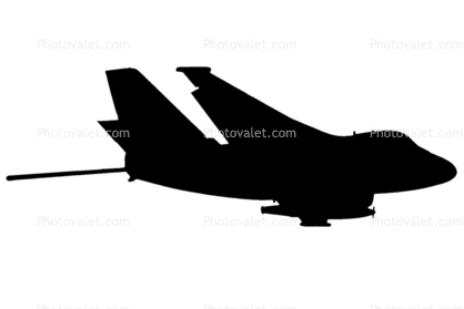 ASW patrol, MAD gear, Lockheed S-3B Viking silhouette, logo, shape