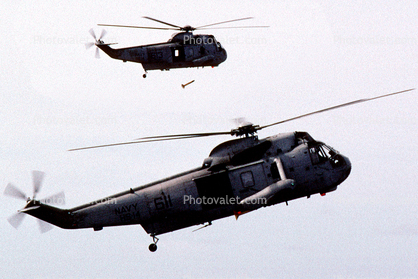 ASW patrol, Sikorsky SH-3 Sea King, Flight, Flying, Airborne