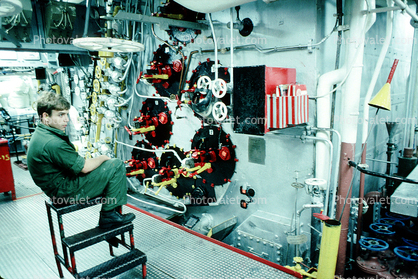 Boiler Room, Valves, USS Ranger CVA-61