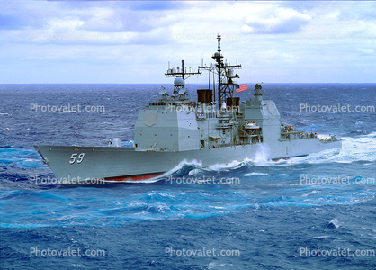 59, USS Princeton (CG-59), Guided Missile Cruiser, USN