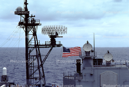 Mast, USS Valley Forge (CG-50), Ship, Ticonderoga-class cruiser, Aegis combat system