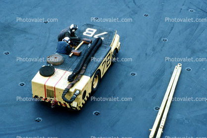 Pusher Tug, tow tractor, vehicle