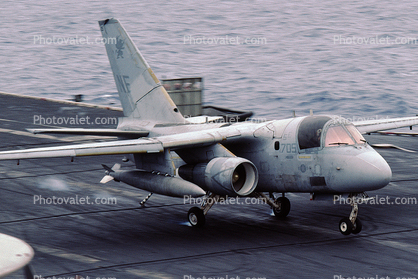 Lockheed S-3B Viking Arresting Cable Stop, Landing, VS-38, 705