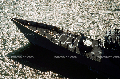 Ship Bow of the USS Gary FFG-51, ship, vessel, hull, warship