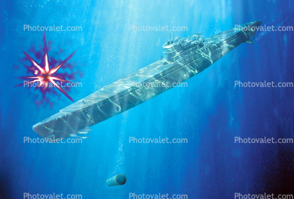 depth charge, U-boat Underwater