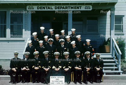 SFNS, Dental Officers and Technicians, Bainbridge, Pennsylvania, 2 April 1951, 1950s
