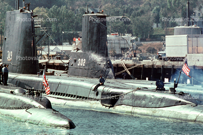 Naval Base Point Loma, Submarine Base, USN, United States Navy, March 1971