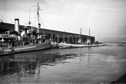 1938, Submarine, Docks, San Francisco