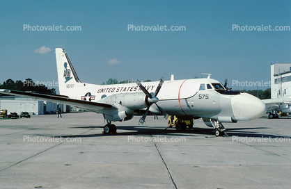 155727, Grumman TC-4C Academe, 575, USN, United States Navy, May 1980, 1980s