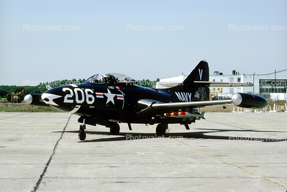 Grumman F9F (F-9) Cougar, 206, USN, United States Navy