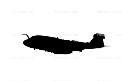 EA-6 Prowler Silhouette, shape, form