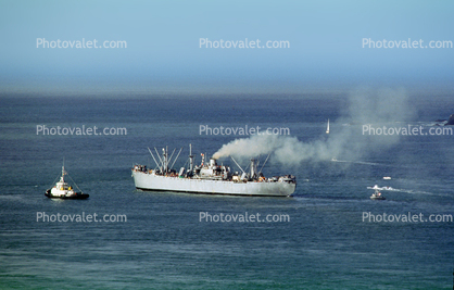 Jeremiah O'Brien, Liberty Ship, Cargo, vessel, hull, smoke