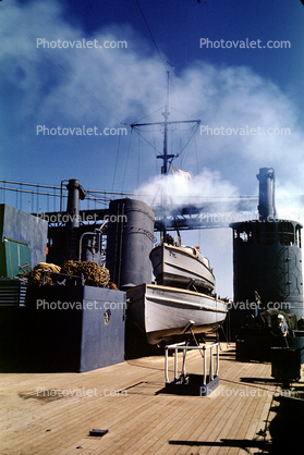 Lifeboats, Smoke, 1940s