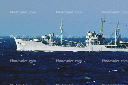 USS Cacapon (AO-52), Cimarron-class fleet oiler, at Sea, replenishment