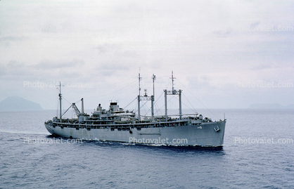 USS Delta (AR-9), Replenishment Ship, cargo, freight, Logistics