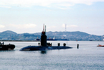 USS Topeka (SSN 754), Nuclear Powered Sub, American, USN, Alameda NAS, Los Angeles-class submarine