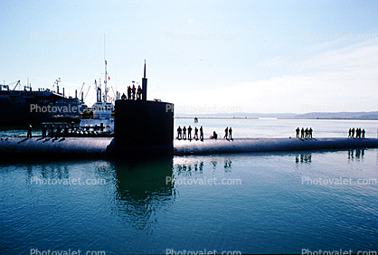 USS Topeka (SSN 754), Nuclear Powered Sub, American, Alameda Naval Air Station, USN, Los Angeles-class submarine