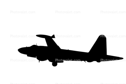 Lockheed SP-2A Neptune silhouette, logo, shape