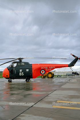 XL884, 85, Westland Whirlwind HASSaint7, Royal Navy Rescue, (S-55T)
