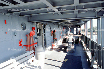Deck on USS Laffey DD-724, Sumner-class Destroyer