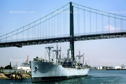 SS Lane Victory, Liberty Ship, United States Merchant Marine, Vincent Thomas Bridge