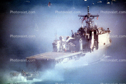 USS Comstock (LSD-45), Whidbey Island-class dock landing ship, USN, vessel, hull