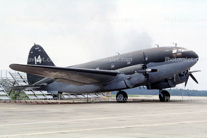 U.S. Navy Curtiss R5C-1 Commando, C-46A, National Museum of Naval Aviation