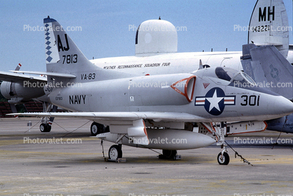 A-4D-1 Skyhawk, 1956, Pensacola Naval Air Station, National Museum of Naval Aviation, NAS