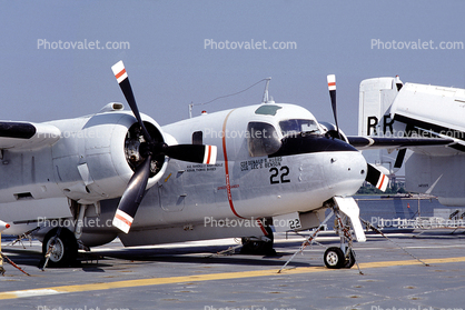 Grumman C-1 Trader, Piston Powered Prop, USS Yorktown CV-10, Patriot's Point, Mount Pleasant