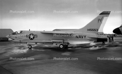 145553, Vought F-8 Crusader, Air Force, 1950s