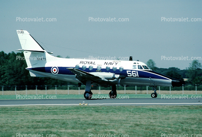 561, XX476, CU61, Scottish Aviation HP-137 Jetstream T.2, Royal Navy