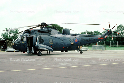 ZA139, Royal Navy, Westland Sea King, 139, July 1987