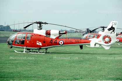 XW871, Westland RN Gazelle HT.2, 44, Helicopter, Royal Navy, May 1987