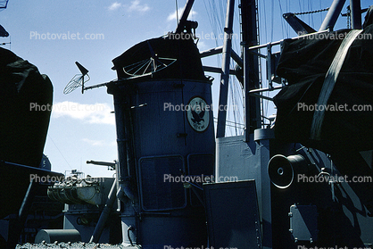 smokestack, Destroyer, Midway Island NAS, 1957, 1950s