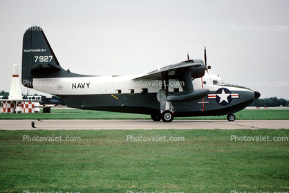 N9722B, Grumman HU-16C Albatross, 7927, Guantanamo Bay, Cuba, 137927, Oshkosh, Gitmo, USN, 1986, 1980s