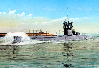 Early Submarine, 1920's